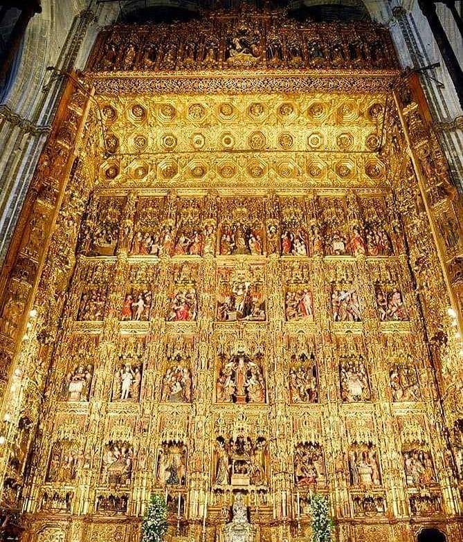 Retablo Mayor de la catedral de Sevilla.