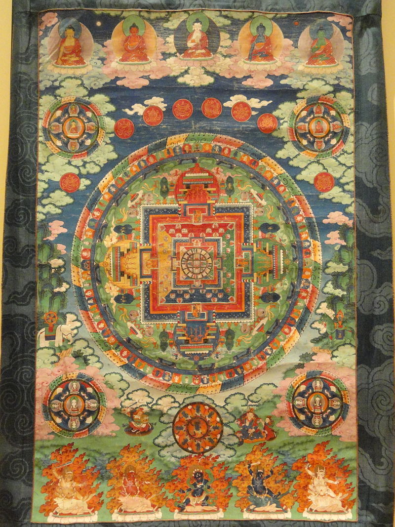 Dhyani_Buddha_mandala,_Tibet,_19th_century_-_Royal_Ontario_Museum_-_DSC09664