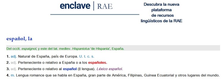 Español RAE
